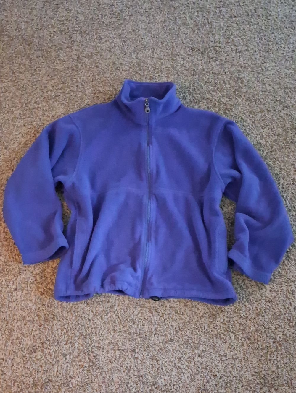 Lands' End Purple Women's Petite Fleece Jacket